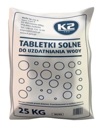K2 sol tabletkowana uzdatniania 25kg