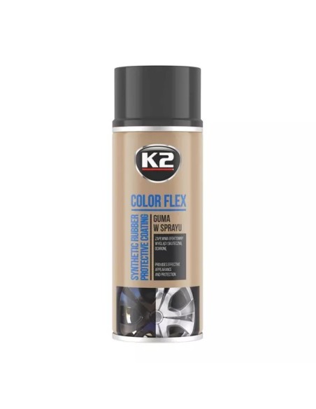 K2 Color flex guma fekete matt 400ml