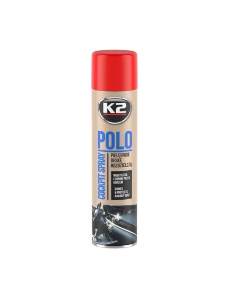 K2 Polo műszerfalápoló 600 ml eper