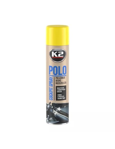 K2 Polo műszerfalápoló 600 lemon