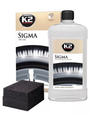 K2 - Sigma zel gumiabroncsra 500 ml+applikátor