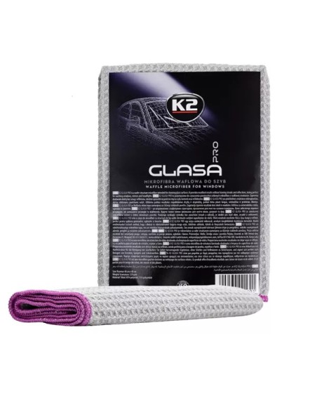 K2 - glasa Pro mikrofibra waflowa szélvédő